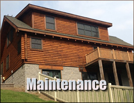  Bealeton, Virginia Log Home Maintenance