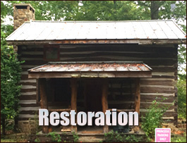 Historic Log Cabin Restoration  Bealeton, Virginia